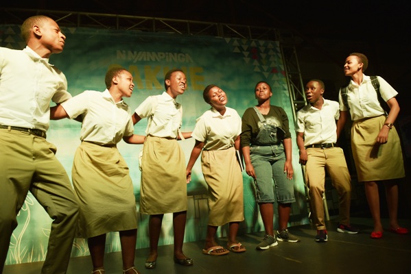 The-casts-on-stage-acting Ni Nyampinga